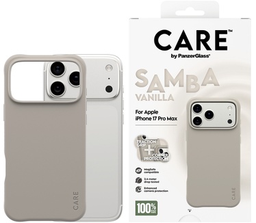 PanzerGlass CARE by PanzerGlass® Fashionable Case Samba Vanilla w. MagSafe iPhone 17 Pro Max