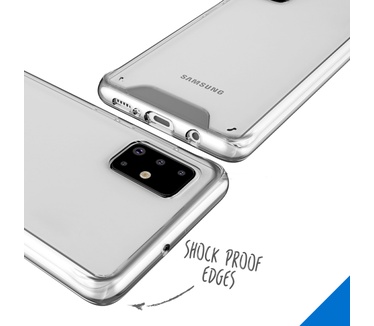 Accezz Xtreme Impact Backcover Samsung Galaxy A71 - Transparant (Galaxy A71) Transparant