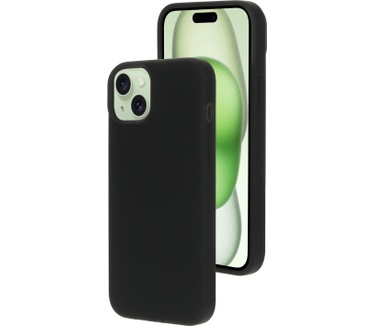 Mobiparts Silicone Cover Apple iPhone 15 Plus Black (Magsafe Compatible)
