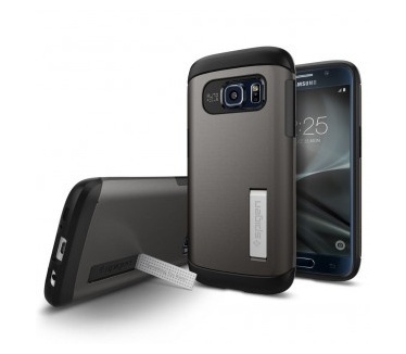 Spigen Slim Armor Samsung Galaxy S7 edge Case - 556CS20038 - Gunmetal