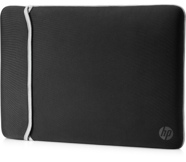 HP 15.6" Neoprene Reversible Sleeve Zilver, Zwart