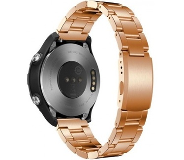qMust Metalen armband voor Huawei Watch 2 Classic Rose Goud