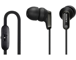 Sony  MDR-EX36VB hoofdtelefoon zwart