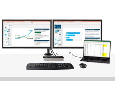Startech.com 50cm Vergrendelbare USB-C Kabel met Zijschroef, 10Gbps, USB 3.1/3.2 Gen 2 Type-C Kabel, 100W (5A) Power Delivery Charging, DP Alt Mode, Dual Screw Lock, USB-C Charge/Sync Kabel
