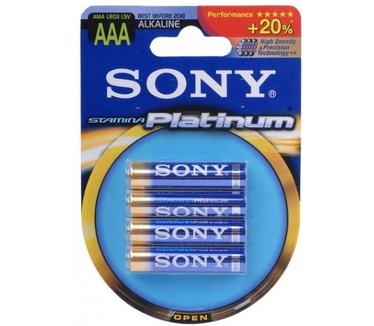 Sony 4x AAA Stamina Platinum
