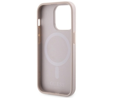 Guess G-Cube MagSafe Back Case - iPhone 13 Pro Max (6.7") - Roze Roze