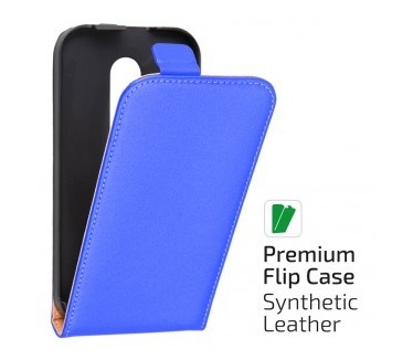 qMust Elegant flip case Apple iPhone 5se - Blue