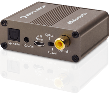Oehlbach DA Converter Digitaal-analoogconverter, coaxiale en optische ingang voor digitaal signaal