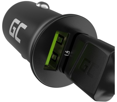 Green Cell GC CADM-GC-36AA - USB-Ladegeraet 36 W 2x USB-A schwarz