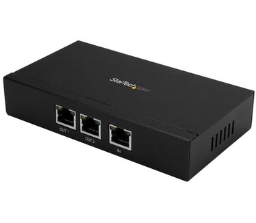 Startech.com 2-Port Gigabit PoE+ Extender - 802.3at and 802.3af - 100 m (330 ft)