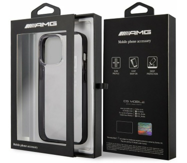 Mercedes-Benz Mercedes-AMG Metallic Black Edges iPhone 12 Pro Max - Transparant Transparant