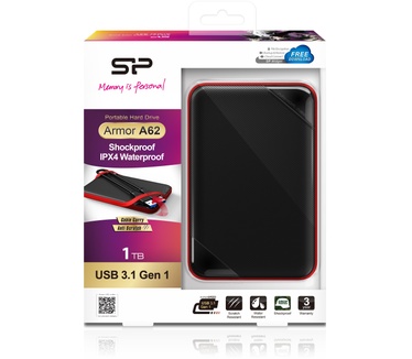 Silicon Power Armor A62 1TB Zwart