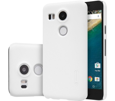 Nillkin Frosted Shield Hard Case voor LG Google Nexus 5X - Wit
