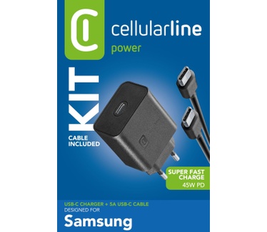 Cellular Line Super Fast Charger Kit PD 45W
