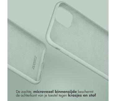 Accezz Liquid Silicone Backcover iPhone 15 Pro Max - Sky Blue
