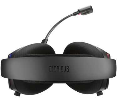 Glorious Glorious GHS Eternal RGB - Stereo RGB headset voor pc, PS5, PS4, Switch - Custom-tuned, gekantelde drivers, verstelbare, kristalheldere, afneembare mic, USB-C - Duurzaam, dag/nacht comfort - Zwart
