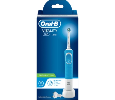 Oral-B Vitality 100 Blauw CrossAction Elektrische Tandenborstel Powered By Braun