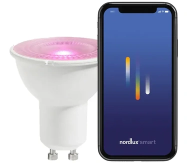 Nordlux 2170081000 LED-lamp Energielabel F (A - G) GU10 Besturing via App, Dimbaar 1 stuk(s)