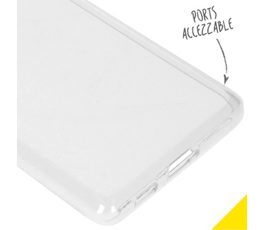 Accezz Clear Backcover Samsung Galaxy S21 Ultra - Transparant
