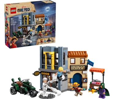 LEGO One Piece Confrontatie met kapitein Smoker