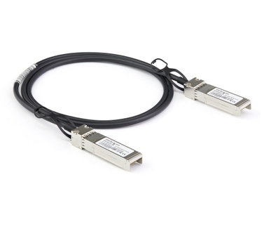 Startech.com SFP+ Direct Attach kabel Twinax SFP+ koper kabel DAC passief 10 Gbps Dell EMC DAC-SFP-10G-1M DACSFP10G1M Zwart