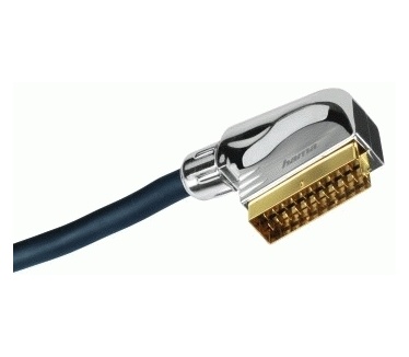Hama Connection Cable Scart Plug - Scart Plug, metal, 3 m