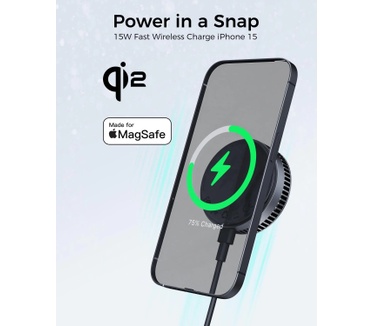 Aukey AUKEY LC-G10 MagFusion GameFrost Qi2 Actieve Koeling Draadloze Oplader