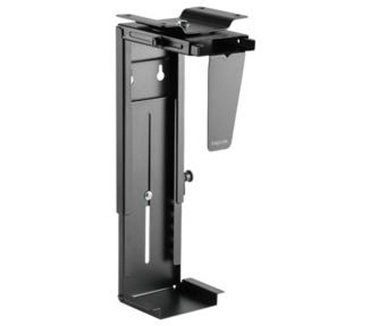 LogiLink EO0005 Verstelbare ondertafel/wand-pc-houder, 360 graden draaibaar, met variabele maatinstelling voor pc's tot 10 kg