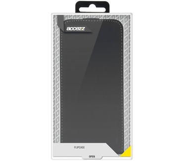 Accezz Flipcase iPhone 15 Pro - Zwart