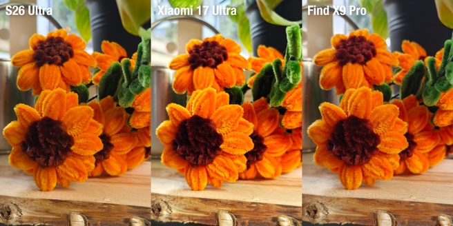 De volledige resolutie van de hoofdcamera's