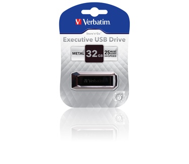 Verbatim Executive USB Drive 32GB Zilver