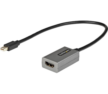 Startech.com Mini DisplayPort naar HDMI Adapter - mDP naar HDMI Adapter Dongle - 1080p - Mini DisplayPort 1.2 naar HDMI Monitor/Scherm - Mini DP naar HDMI Video Converter - 30cm Vaste Kabel