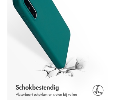 Accezz Liquid Silicone Backcover Samsung Galaxy A36 - Forest Green