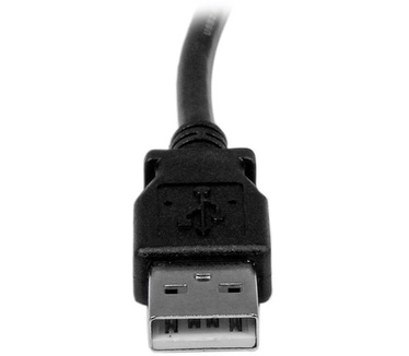 Startech.com 1 m USB 2.0 A naar rechtshoekige B-kabel   M/M