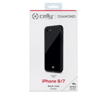 Celly Diamond (iPhone SE 2nd Gen/8/7) Zwart