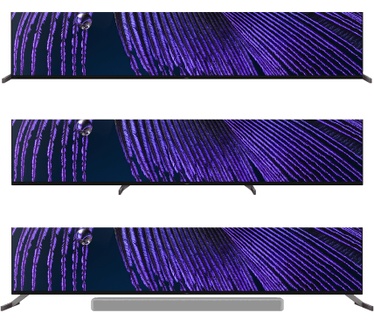 Sony Bravia XR A90J 83" Titanium, Zwart