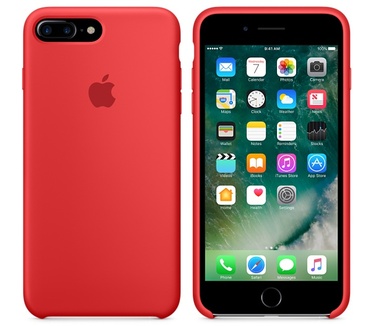 Apple iPhone 7 plus Siliconenhoesje  Rood