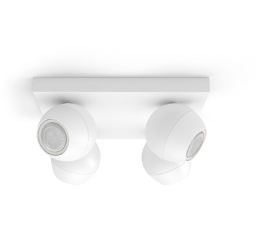 Philips Hue Buckram Spot Bluetooth (4-spot) Wit