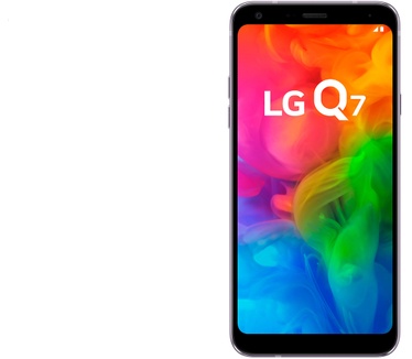 LG Q7 Paars