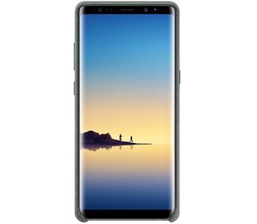 Samsung Galaxy Note 8 Alcantara leather cover (Galaxy Note 8) Geel