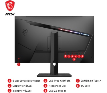 MSI MAG321QR-QD Zwart