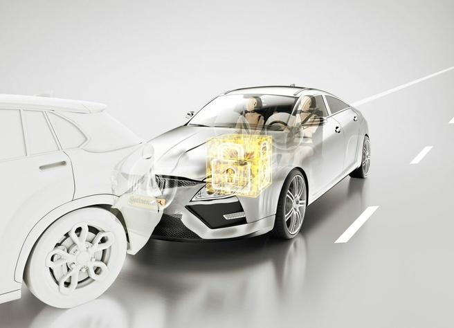 Event data recorder. Bron: Continental