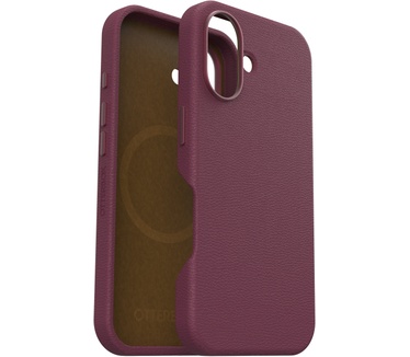 Otterbox Symmetry Series Cactus Leather voor MagSafe voor iPhone 16, Noir Ash