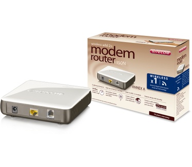 Sitecom Wireless adsl 2+ Modem Router 150N WL-354