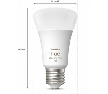 Philips Hue Starterkit E27 White & Color Ambiance 1100 lumen (3 lampen, Bridge en Dimmer Switch)