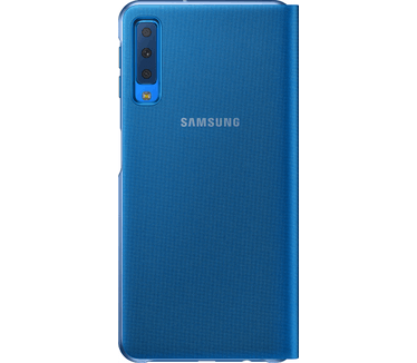 Samsung Galaxy A7 (2018) Wallet Cover Blauw (Galaxy A7 (2018)) Blauw