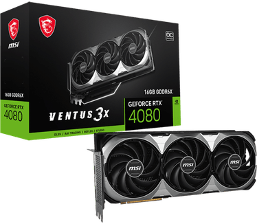 MSI GeForce RTX 4080 16GB VENTUS 3X E OC