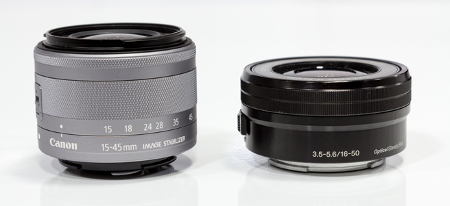 De 15-45mm kitlens vergeleken met andere kitlenzen
