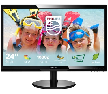 Philips 246V5LDSB Zwart