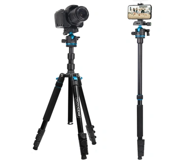 Mojogear Swift Fotostatief 175cm met monopod voor Camera en Smartphone